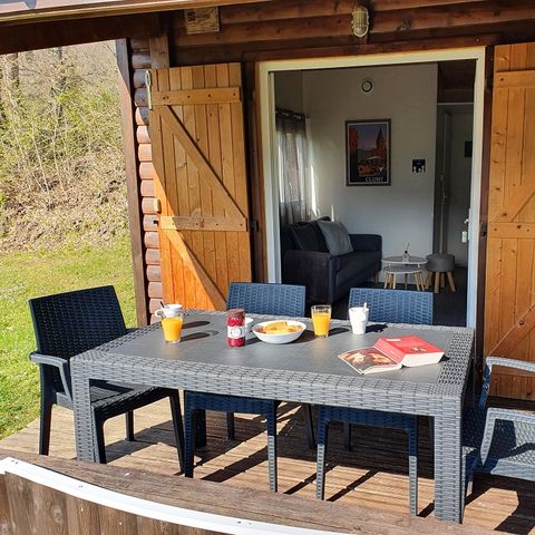 Chalet 4 personen - Chalet Tradition Standard 28m² - 2 kamers - overdekt terras