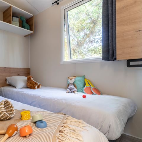 Stacaravan 4 personen - Cottage Privilège TV LV - 2 slaapkamers - 4 slaapplaatsen