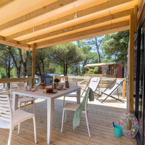 Stacaravan 4 personen - Cottage Privilège TV LV - 2 slaapkamers - 4 slaapplaatsen