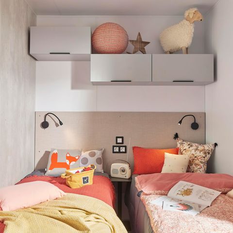 Stacaravan 6 personen - Stacaravan met 2 slaapkamers 30m