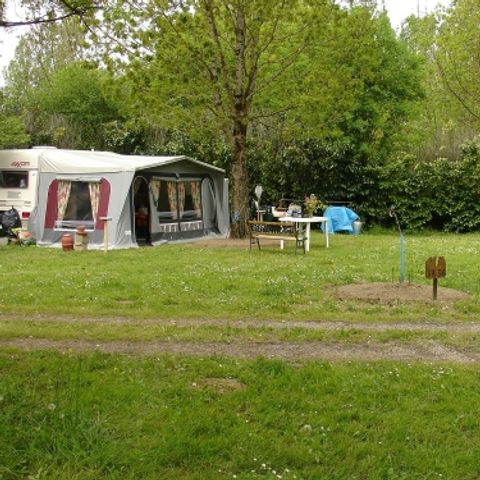 STAANPLAATS - Natuurpakket (1 tent, caravan of camper / 1 auto)