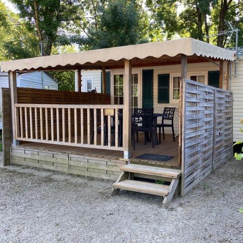 Stacaravan 4 personen - Stacaravan Confort - 2 slaapkamers - PMR - aangepast voor personen met beperkte mobiliteit