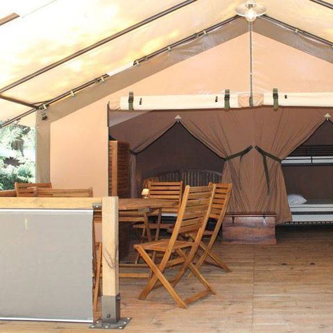 UNIEKE ACCOMMODATIE 5 personen - Kenya Lodge - 2 kamers - Geen sanitair