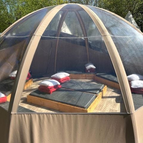 UNIEKE ACCOMMODATIE 8 personen - Transparante luchtbel - Geen sanitaire voorzieningen