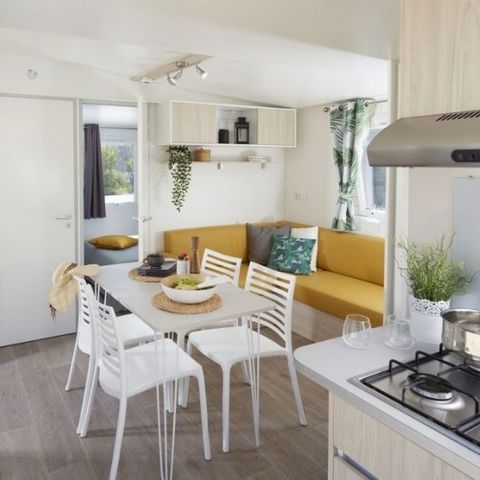 Stacaravan 4 personen - Stacaravan Evasion (2 slaapkamers)