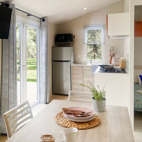 Stacaravan 6 personen - EVASIE - 2 slaapkamers - TV
