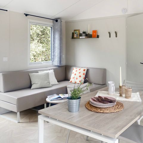 Stacaravan 6 personen - EVASIE - 2 slaapkamers - TV
