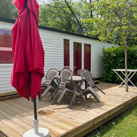Stacaravan 4 personen - 2 badkamers met airconditioning