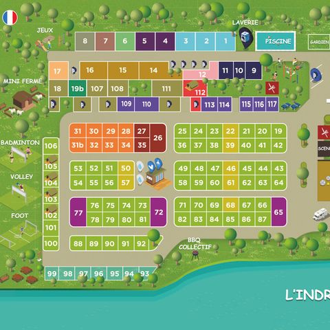 Camping Vallée de L'Indre - Indre-et-Loire - Afbeelding N°5
