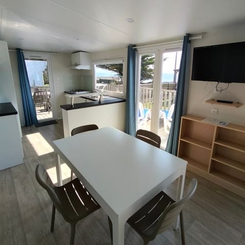 Stacaravan 4 personen - Stacaravan met 2 slaapkamers - zeezicht - 3e en 4e rij