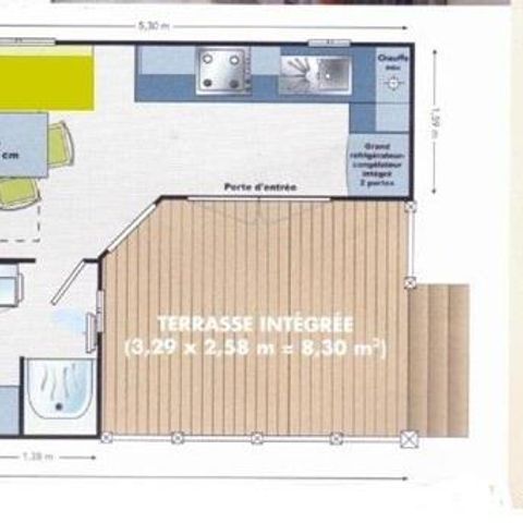 Stacaravan 7 personen - Soleo Comfort