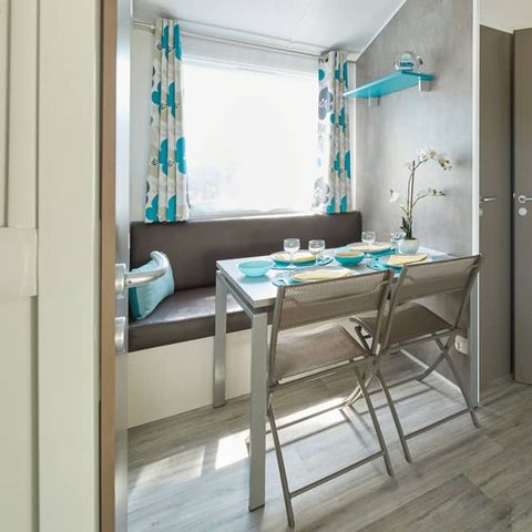 Stacaravan 4 personen - 2 slaapkamers