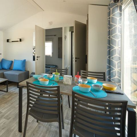 Stacaravan 6 personen - 2 Slaapkamers 4/6 personen