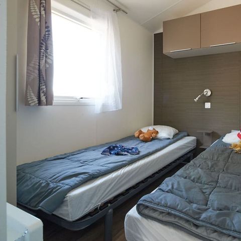 Stacaravan 6 personen - 3 slaapkamers