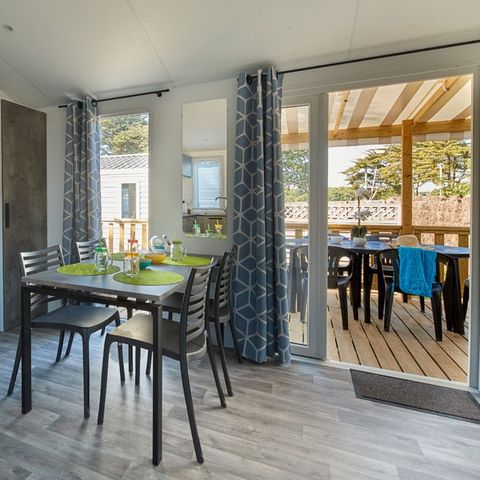 Stacaravan 8 personen - 3 slaapkamers