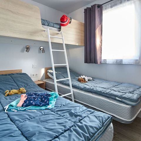 Stacaravan 5 personen - Comfort Déclik 2 slaapkamers
