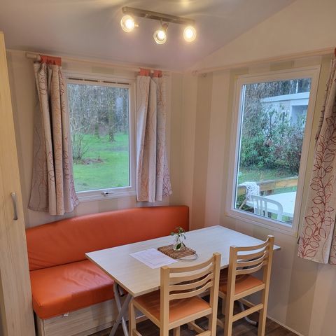 Stacaravan 2 personen - 18 m² - 1 slaapkamer (Voor een stel)