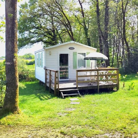 Stacaravan 2 personen - 18 m² - 1 slaapkamer (Voor een stel)