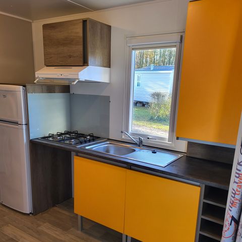 Stacaravan 5 personen - Declik - 29 m² - 2 slaapkamers (maximum 2 volwassenen of familie)