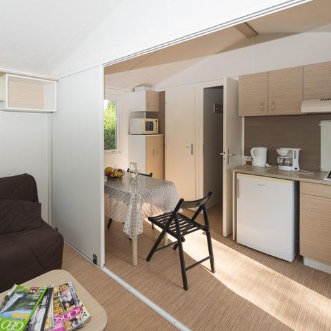 Stacaravan 2 personen - Bikini - 1 slaapkamer