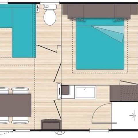 Stacaravan 5 personen - OHARA 834