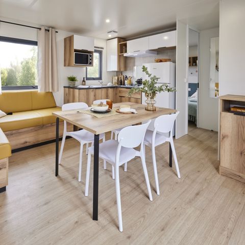 Stacaravan 6 personen - COSY GRAND CONFORT - 3 slaapkamers - KLIM - TV