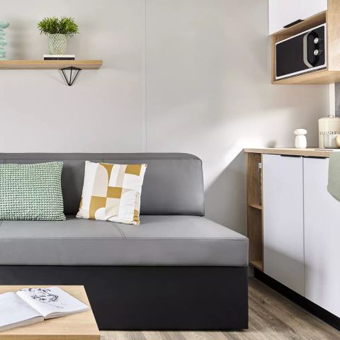Stacaravan 4 personen - Premium 3 kamers 4 personen Airconditioning + TV