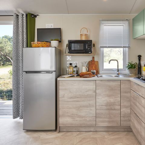 Stacaravan 6 personen -  Stacaravan Select TV LV Plancha - 3 slaapkamers - 6 slaapplaatsen