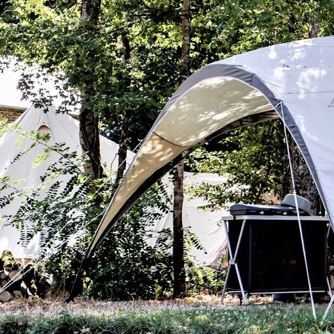 UNIEKE ACCOMMODATIE 5 personen - GLAMPING CABANE zonder sanitair