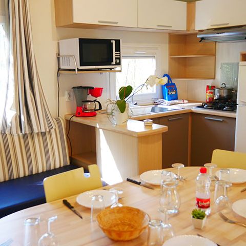 Stacaravan 6 personen - 3 slaapkamers 6 pers