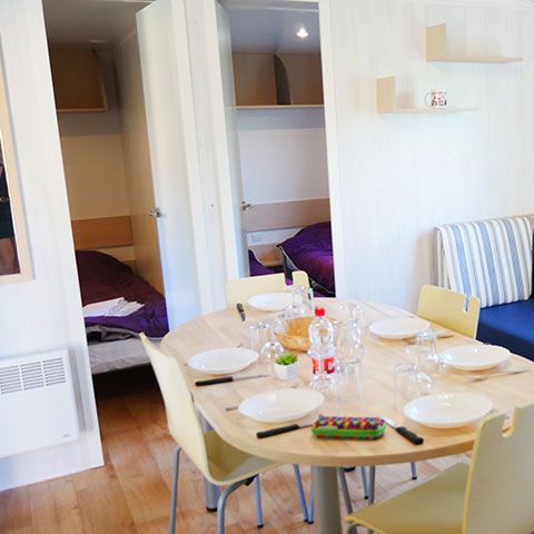 Stacaravan 6 personen - 3 slaapkamers 6 pers