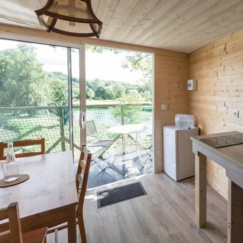 UNIEKE ACCOMMODATIE 4 personen - Robin Hood Hangende Hut 4 pers