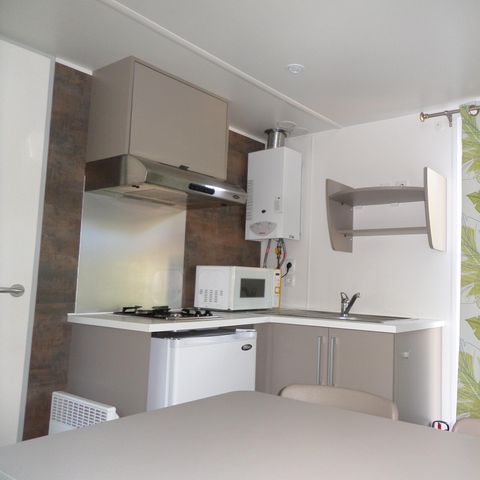 Stacaravan 4 personen - KLEIN 2 slaapkamers