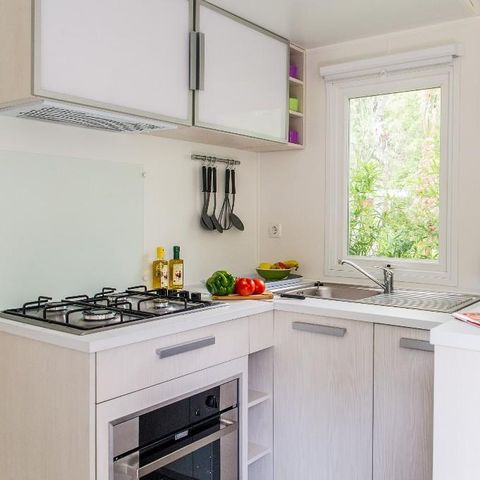 Stacaravan 4 personen - 2 slaapkamers