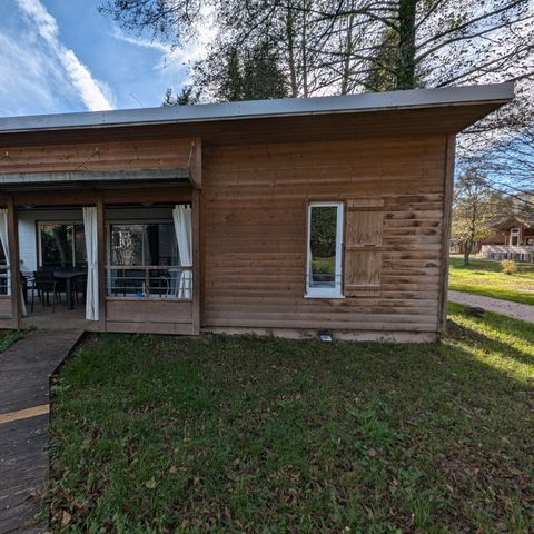 Stacaravan 4 personen - Sunêlia Luxe Fabre 2 kamers 34m² - TV - LV - Overdekt terras - Bedlinnen inbegrepen