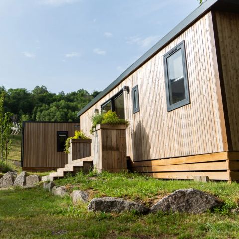 Stacaravan 6 personen - Sunêlia Luxe Key West 3 kamers / 2 badkamers 40m² - TV - LV - Terras - Linnen voorzien