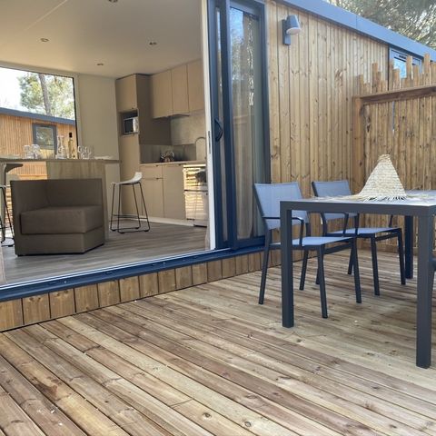 Stacaravan 4 personen - Sunêlia Luxe Keywest 2 slaapkamers / 2 badkamers/34m2