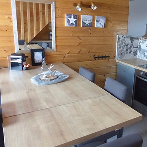 Chalet 5 personen - Les Chalets Luxes du Domaine 2 kamers 53m² - TV - LV - Halfoverdekt terras