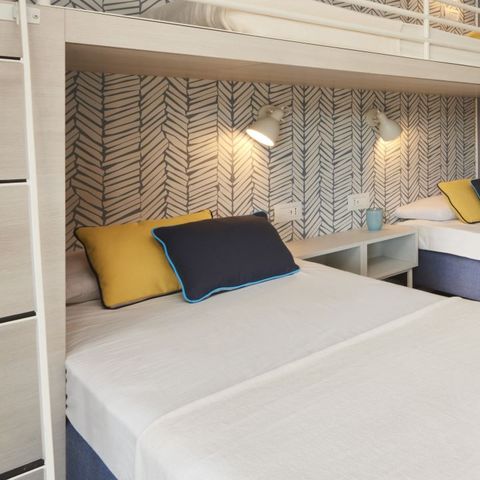 Stacaravan 5 personen - Sunêlia Luxe Crippa Mediterranea 40m² - 2 kamers / 2 badkamers - PMR -