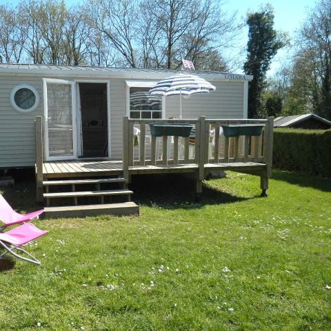 Stacaravan 4 personen - Standaard 25m² - 2 kamers + onoverdekt terras
