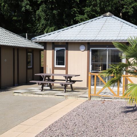Chalet 4 personen - Standaard 35m² - 2 kamers + onoverdekt terras
