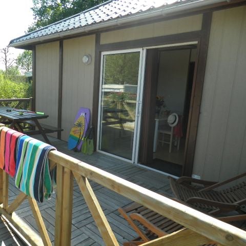 Stacaravan 4 personen - Chalet Standaard 35m² - 2 kamers + onoverdekt terras - PMR
