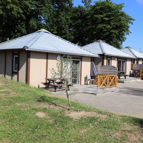 Stacaravan 4 personen - Chalet Standaard 35m² - 2 kamers + onoverdekt terras - PMR