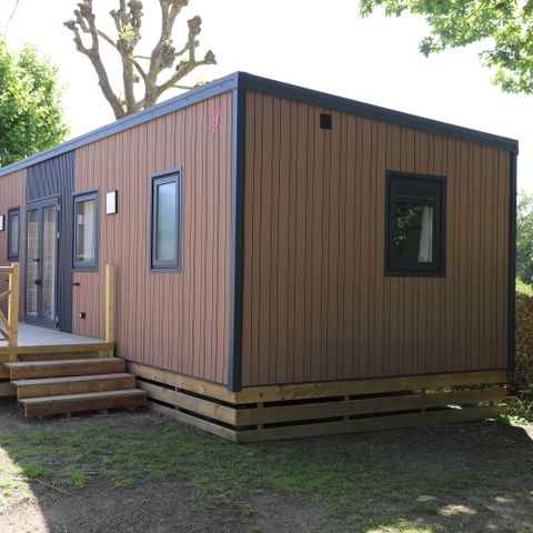 Stacaravan 4 personen - Stacaravan Premium 32 m² - (2 kamers - 4 pers) + terras