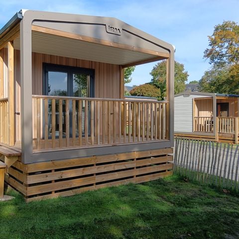 Stacaravan 4 personen - Confort 24.2 m² - 2 slaapkamers - Geïntegreerd terras