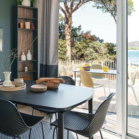 Stacaravan 6 personen - NIEUW// Villa de la Rance Prestige 40m² - 3 kamers - 2 badkamers - Zwembad - Overdekt terras