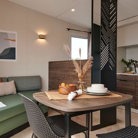 Stacaravan 2 personen - NIEUW// Villa de la Rance Prestige 20m² - 1 slaapkamer - SPA - Overdekt terras