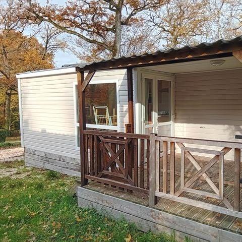 Stacaravan 4 personen - Standaard 32m² - 2 kamers + 12m² overdekt terras