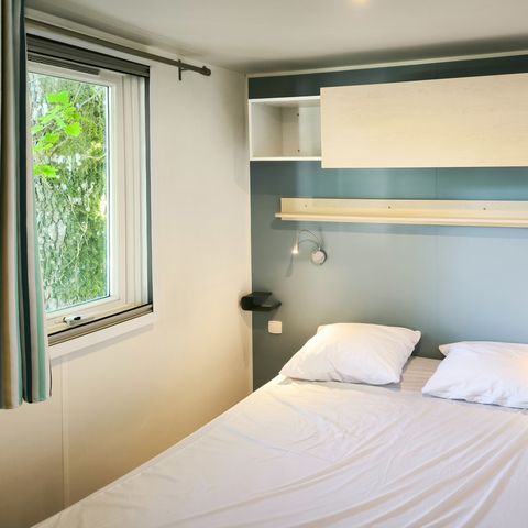 Stacaravan 4 personen - Standaard 32m² - 2 kamers + 12m² overdekt terras