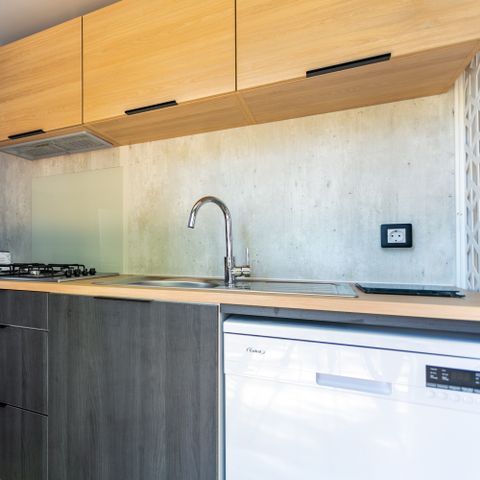 Stacaravan 6 personen - Premium 3bed. 6 + CLIM